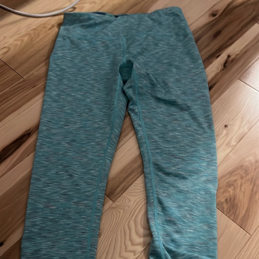 Blue leggings